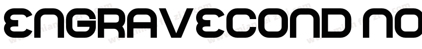 EngraveCond Normal字体转换